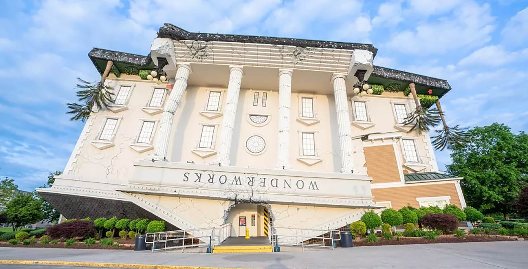 Exterior view of Wonderworks in Pigeon Forge, Tennessee; Credit: Wonderworks