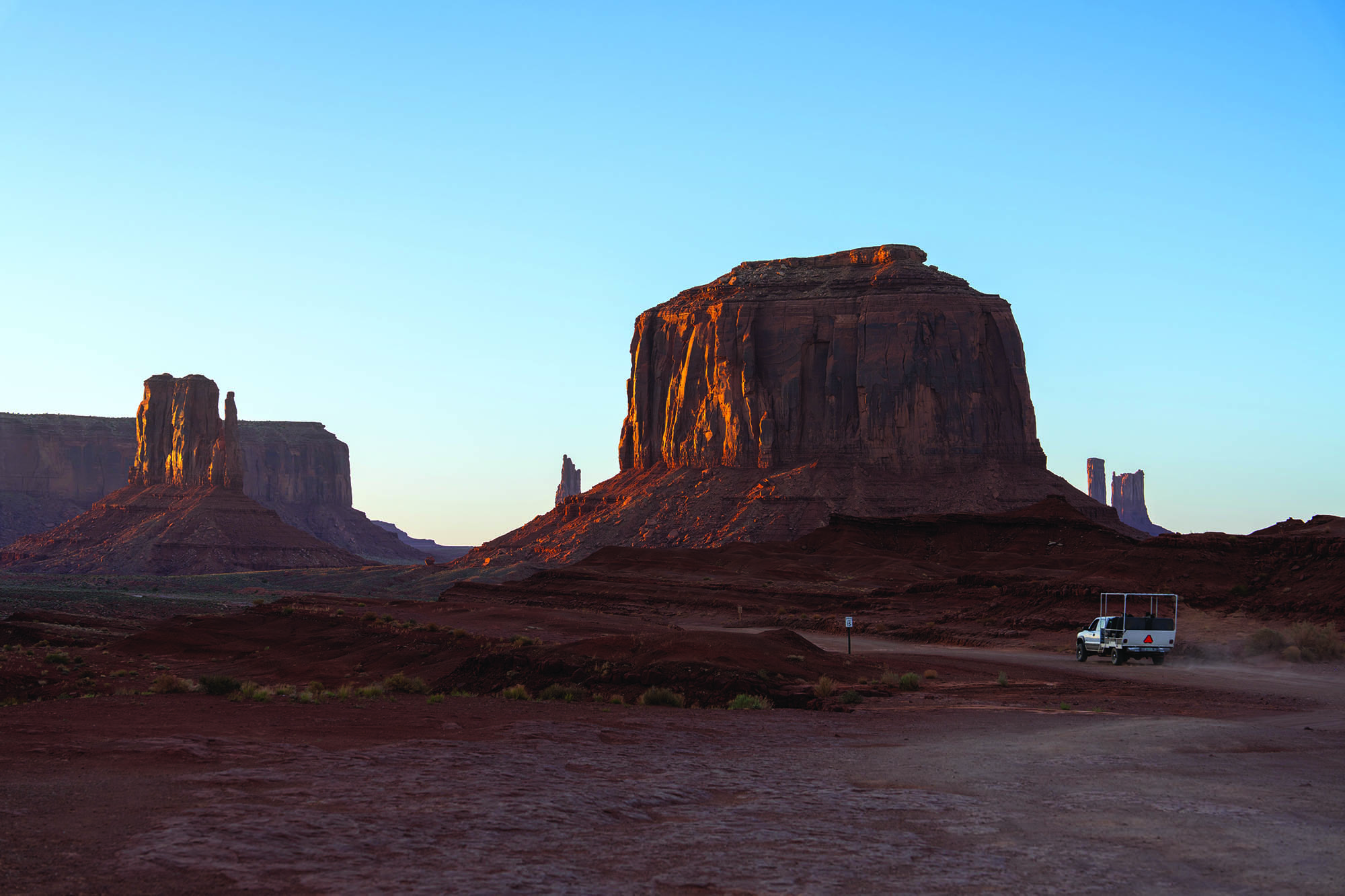 Monument Valley Navajo Tribal Park in Oljato-Monument Valley, Arizona; Credit: Navajo Tourism Dept.